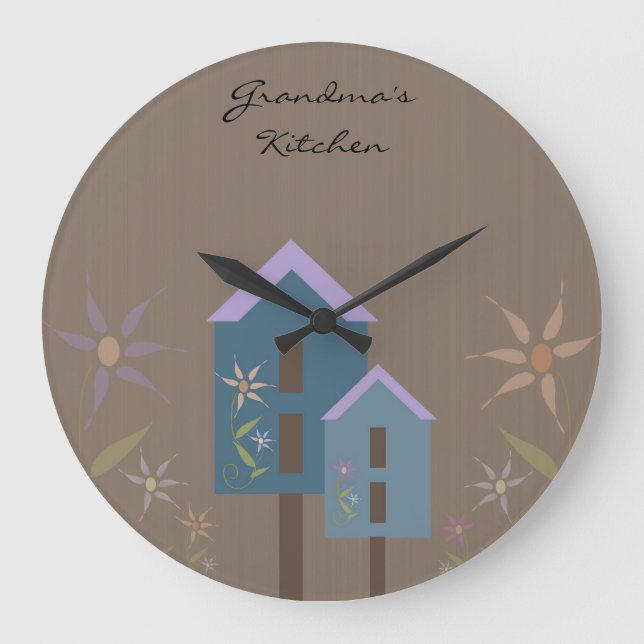 Grande Horloge Ronde Grand-mère Kitchen Clock (Recto)