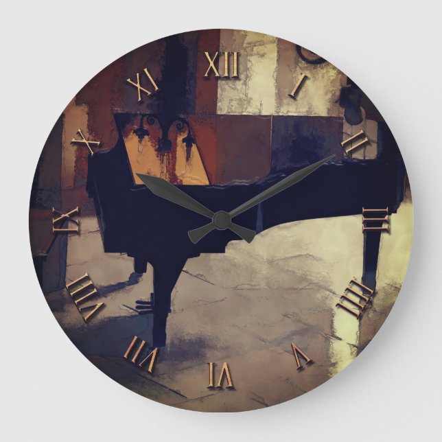 Grande Horloge Ronde Grand Piano Artwork (Recto)