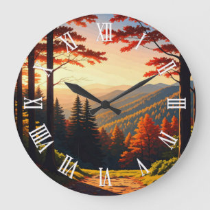 Grande Horloge Ronde Grand Souvenir des Montagnes Smoky