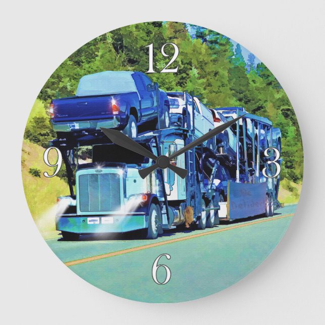 Grande Horloge Ronde Grand transporteur de voiture d'installation pour (Recto)