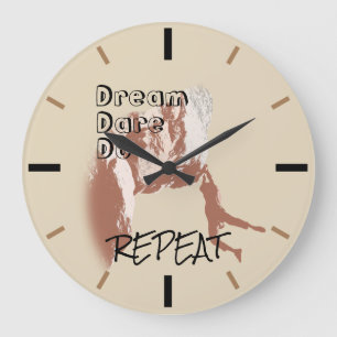 Grande Horloge Ronde Grandes cadenas de Grimper