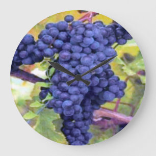 Grande Horloge Ronde Grapes On The Vine