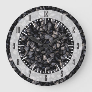 Grande Horloge Ronde Gravier d'asphalte