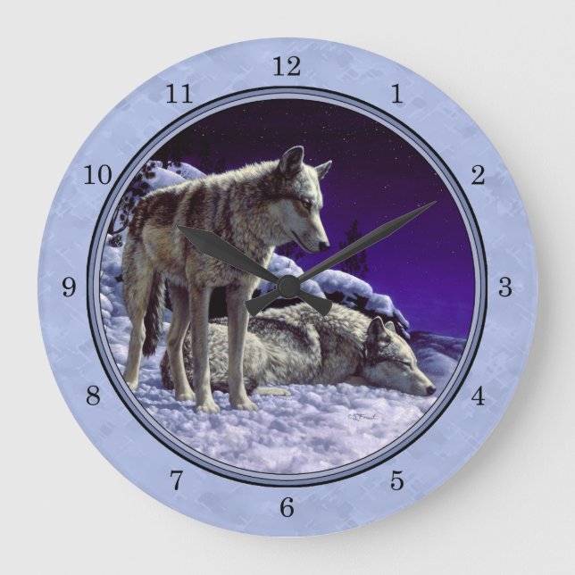 Grande Horloge Ronde Gray Wolves (Recto)