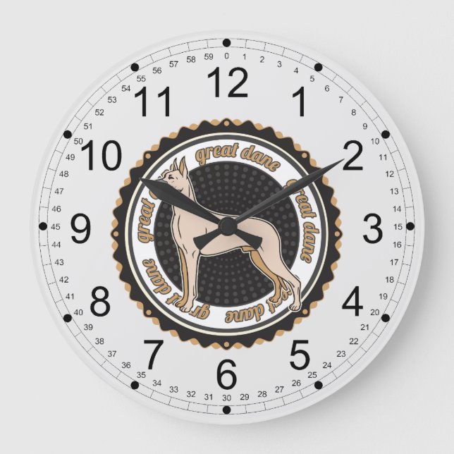 Grande Horloge Ronde Great Dane (Recto)