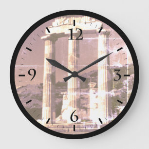 Grande Horloge Ronde Grèce vintage Athènes Tholos temple Sanctuaire Wat