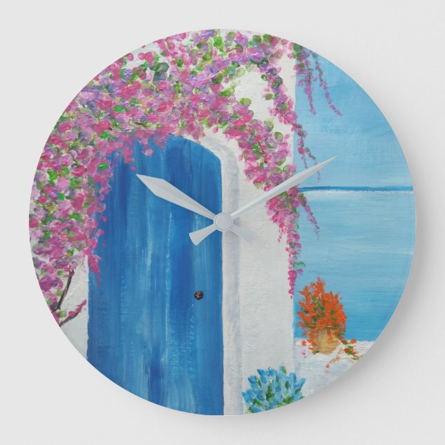 Grande Horloge Ronde Greek Blue (Recto)