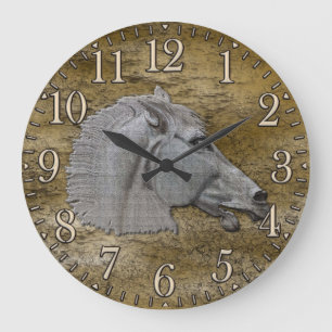 Grande Horloge Ronde Greek Mythology Classical Horse