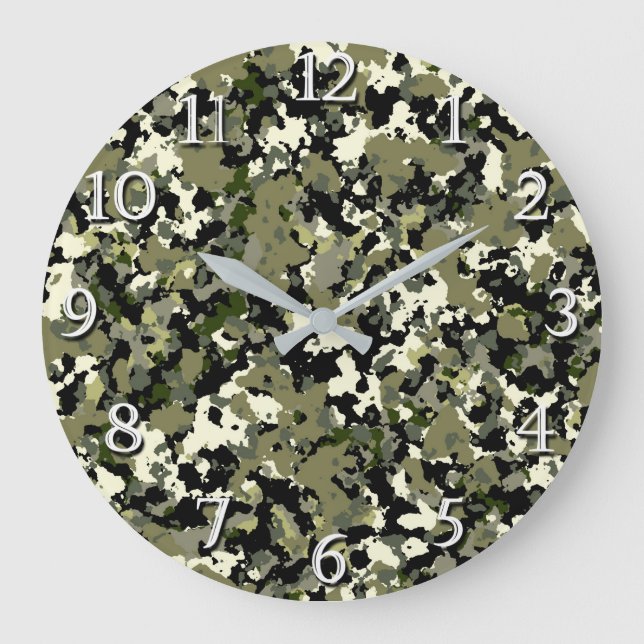 Grande Horloge Ronde Green Black Cream (Recto)