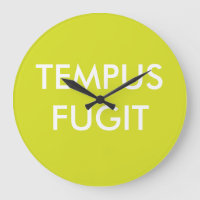 Green Custom texte Latin Phrases Tempus Fugit