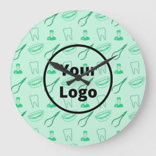 Grande Horloge Ronde Green dentist pattern