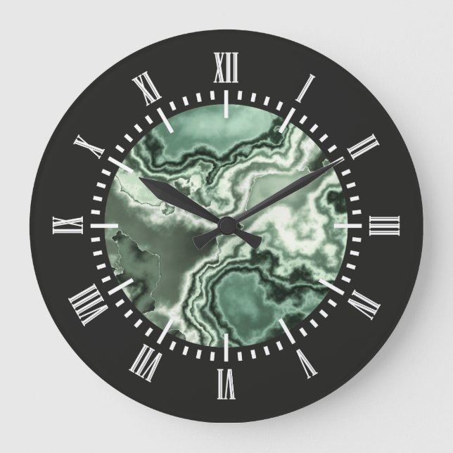 Grande Horloge Ronde Green Marble 2 (Recto)