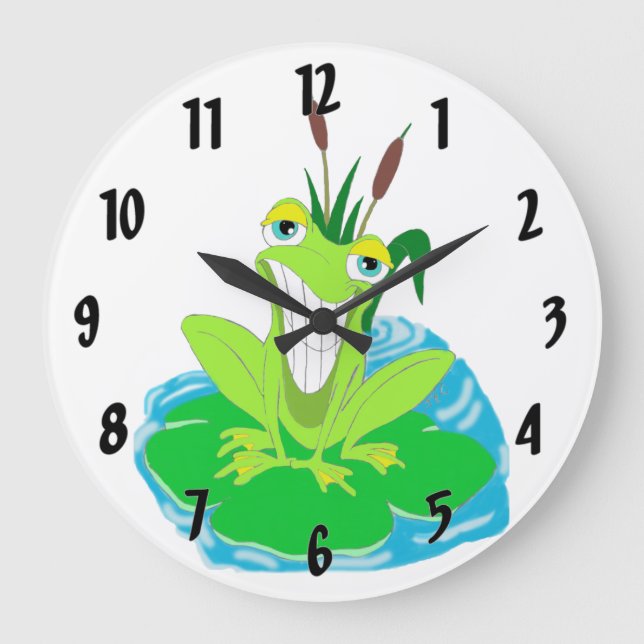 Grande Horloge Ronde Grenouille mûre (Recto)
