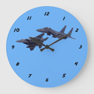 Grande Horloge Ronde Grève Eagles de deux F-15E