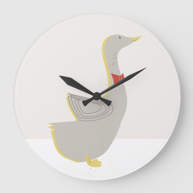 Grande Horloge Ronde Grey goose wall clock (Recto)