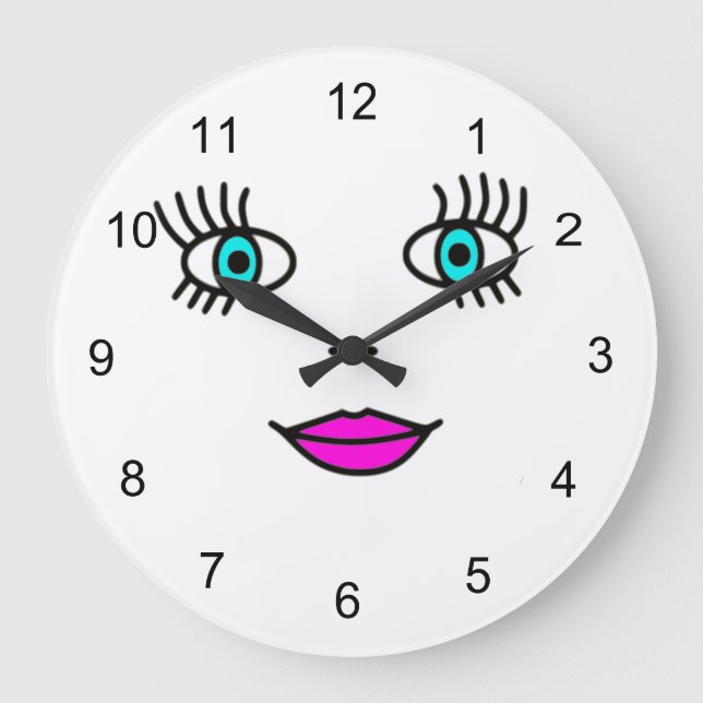 Grande Horloge Ronde Gros yeux (Recto)
