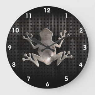 Grande Horloge Ronde Grunge frog