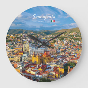 Grande Horloge Ronde Guanajuato, Mexique - Paysage urbain coloré
