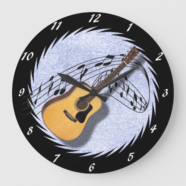 GRANDE HORLOGE RONDE GUITAR (Recto)