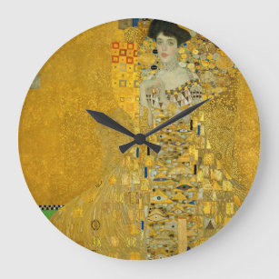 Grande Horloge Ronde Gustav Klimt "Adele Bloch-Bauer I" Large Clock