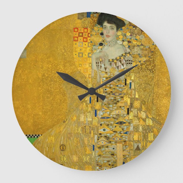 Grande Horloge Ronde Gustav Klimt "Adele Bloch-Bauer I" Large Clock (Recto)