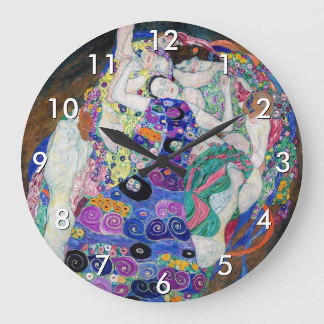Grande Horloge Ronde Gustav Klimt - La Vierge (Recto)