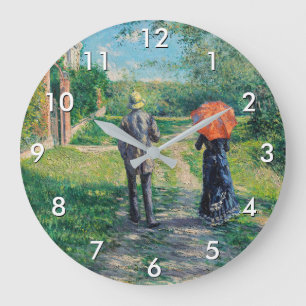 Grande Horloge Ronde Gustave Caillebotte - Le chemin vers le haut