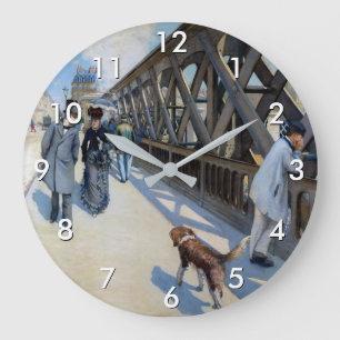Grande Horloge Ronde Gustave Caillebotte - Le Pont de l'Europe