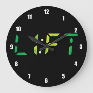 Grande Horloge Ronde Gymnase Motivationnelle