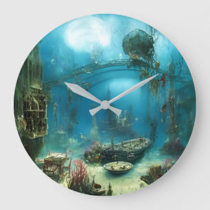 Grande Horloge Ronde Habitat sous-marin étrange