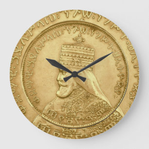 Grande Horloge Ronde Haile Selassie Jah Rastafari Reggae Rasta Roots 