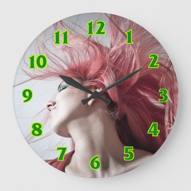 Grande Horloge Ronde Hairdresser-beauty salon large clock (Recto)
