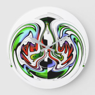 Grande Horloge Ronde Hakuna Matata hakunamatata couleurs cadeaux