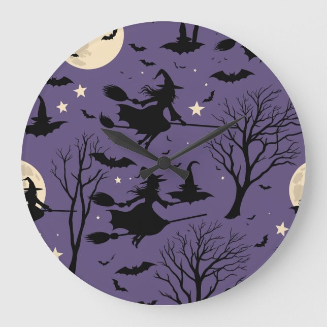 Grande Horloge Ronde Halloween (Recto)