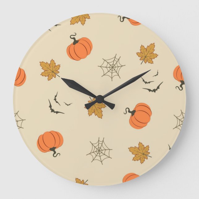 Grande Horloge Ronde Halloween (Recto)