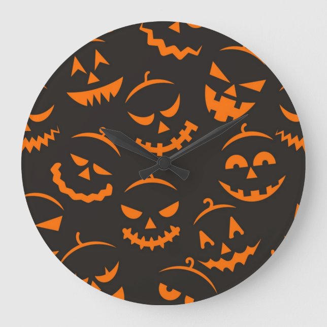 Grande Horloge Ronde Halloween (Recto)