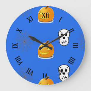 Grande Horloge Ronde Halloween