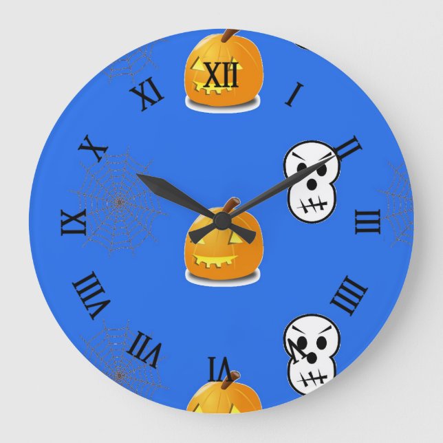 Grande Horloge Ronde Halloween (Recto)