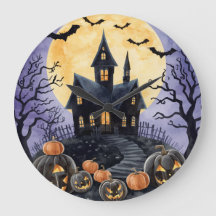 Halloween, Maison Hantée, Citrouilles Effrayantes,