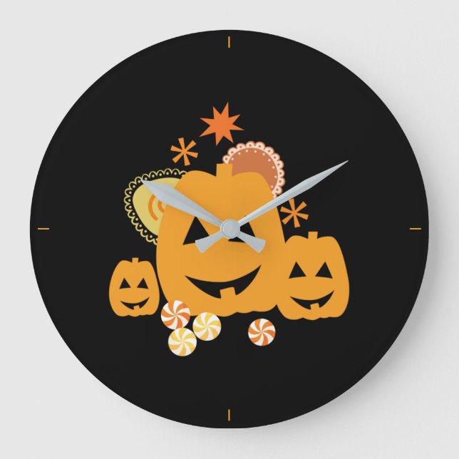 Grande Horloge Ronde Halloween Party (Recto)