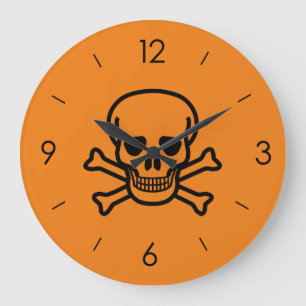 Grande Horloge Ronde Halloween vintage