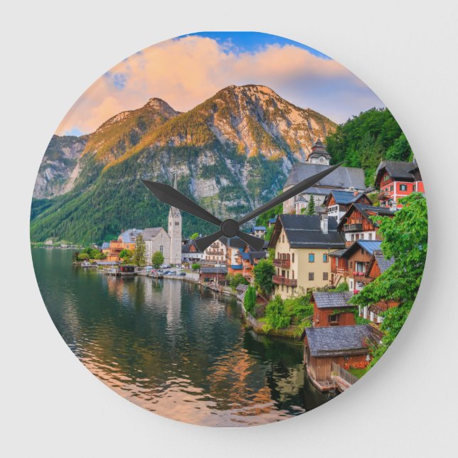 Grande Horloge Ronde Hallstatt Autriche (Recto)