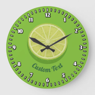 Grande Horloge Ronde Halte Lime