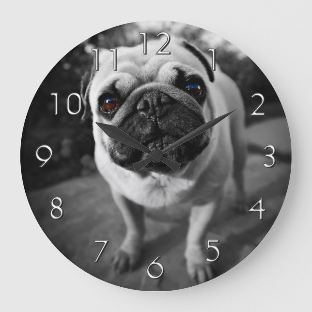 Grande Horloge Ronde Handsome pug (Recto)