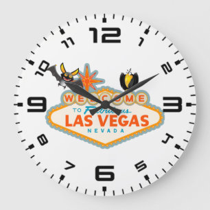 Grande Horloge Ronde Happy Halloween Las Vegas Style