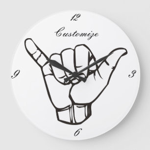 Grande Horloge Ronde Hawaii Shaka Brah Wave Thunder_Cove