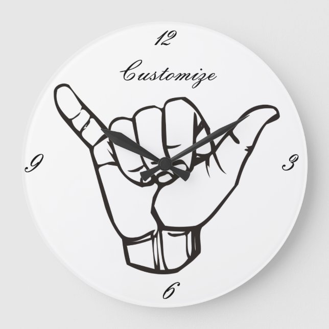 Grande Horloge Ronde Hawaii Shaka Brah Wave Thunder_Cove (Recto)