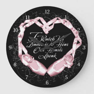 Grande Horloge Ronde Hear Our Ballet Hearts Large Clock