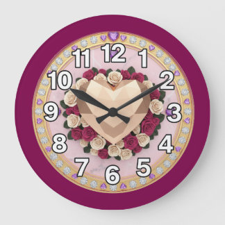 Grande Horloge Ronde Heart 