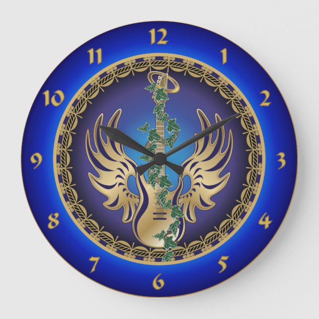 Grande Horloge Ronde Heavenly Winged Guitar (Recto)